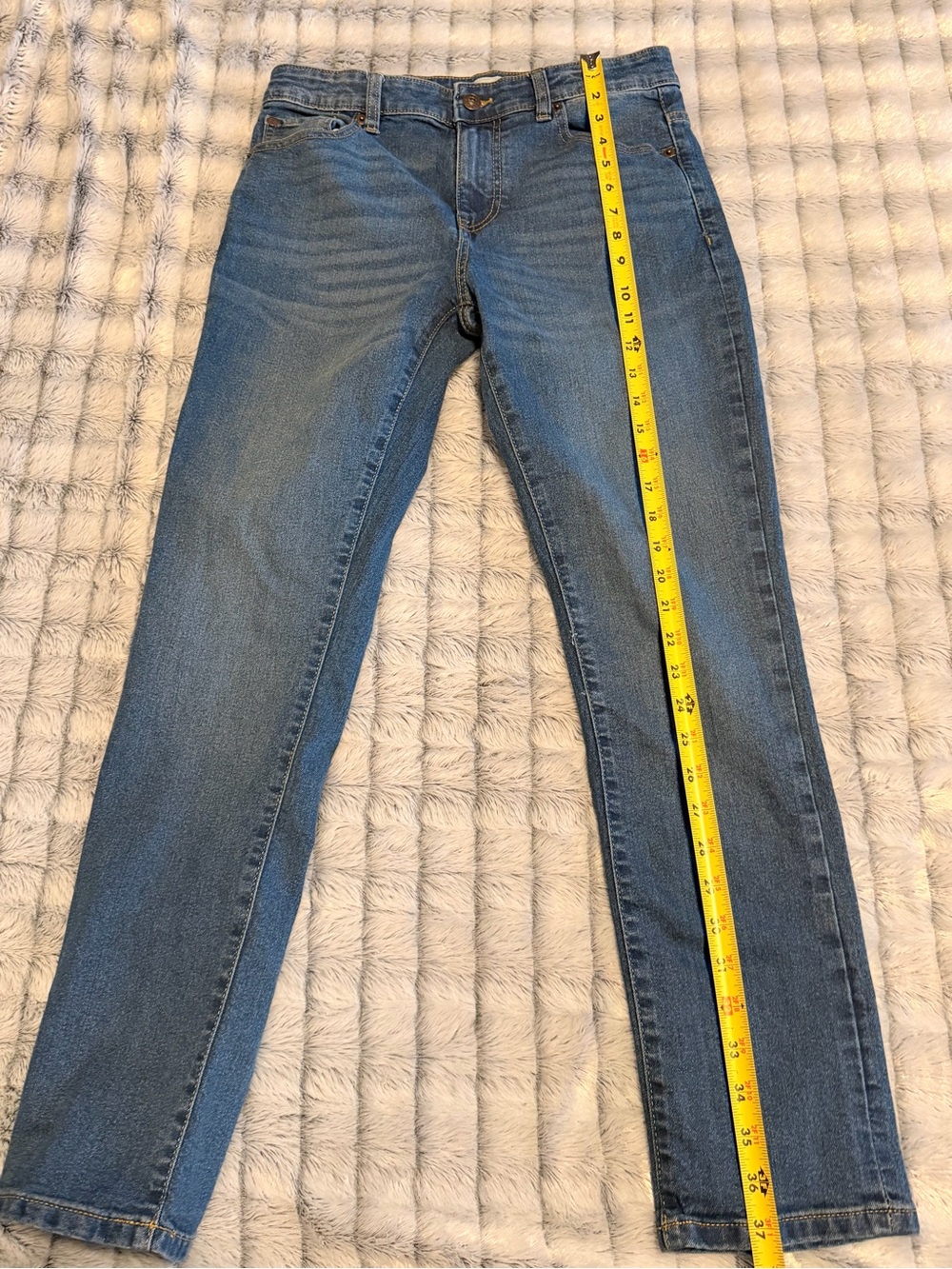 Lucky Brand Women's Straight Leg Jeans in Medium Blue Wash 16